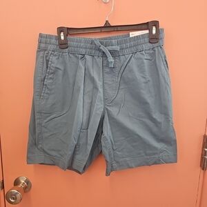 NWT Sonoma Men's Size Small Blue Everyday Pull-On Shorts Bama Bayou 7" Inseam